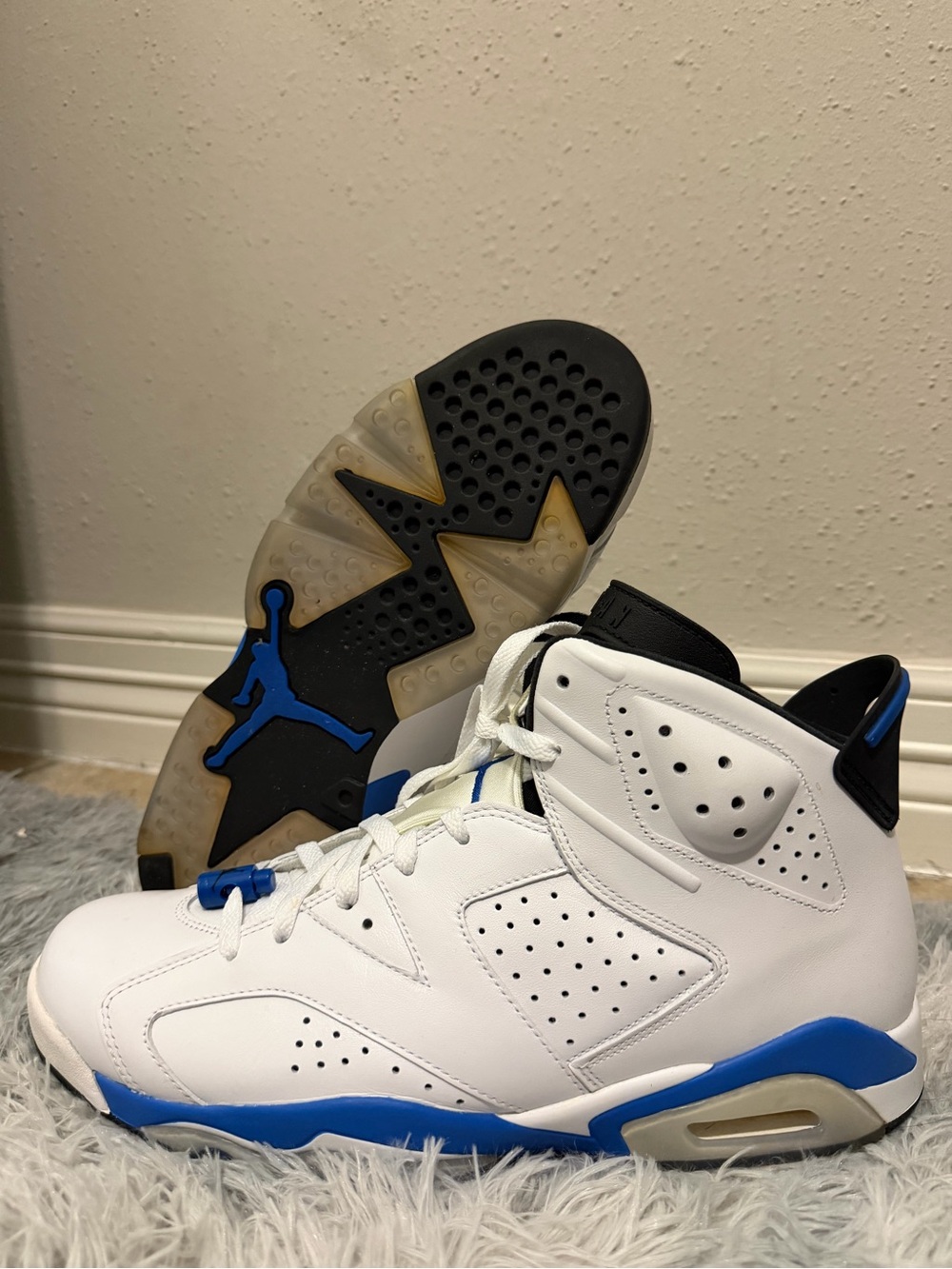Size 11.5 - Air Jordan 6 Retro 2014 Sport Blue